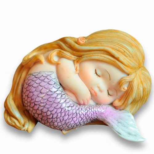Sleeping mermaid silicone mold