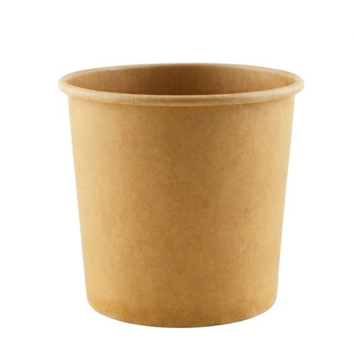 Tall Kraft cup 90 mm diameter 350 ml capacity