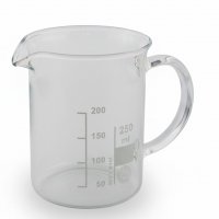 Glass glass with spout and handle 250 ml