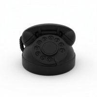 Old telephone silicone mold