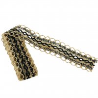 Burlap ribbon for decoration design 01 40 mm x 2 meters