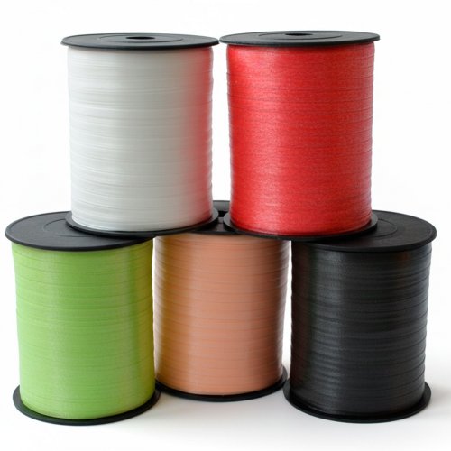 Лента упаковочная одноцветная в бабине 0,5 см х 300 м