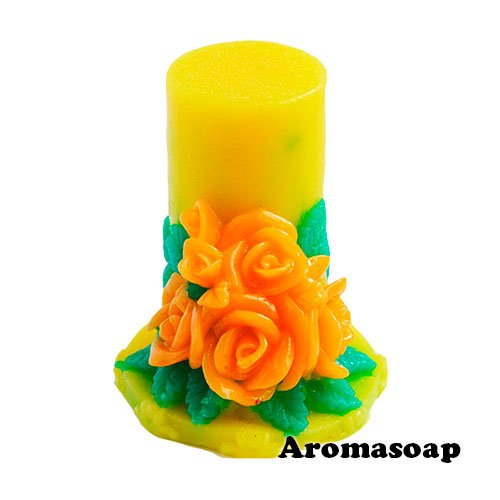  Свічка Букет з троянд 3D еліт-форма