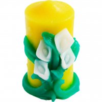 Свеча Букет из калл 3D элит-форма