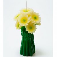 Свеча букет ромашек 3D элит-форма