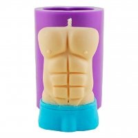 Свеча мужчина образ 01 100 г 3D силиконовая элит-форма