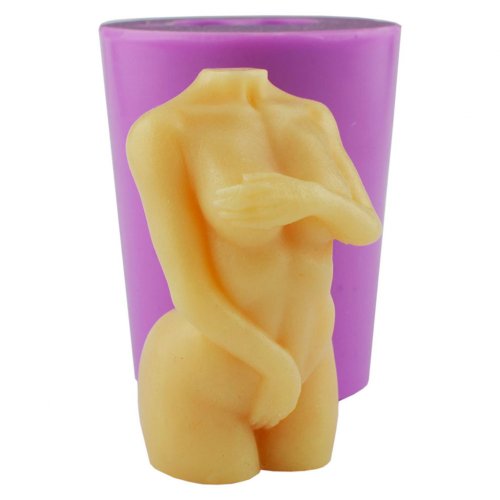 Свеча Дева 02 3D элит-форма