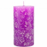 Свеча Цветочный орнамент 3D элит-форма