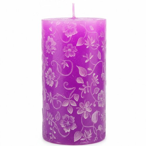 Свеча Цветочный орнамент 3D элит-форма