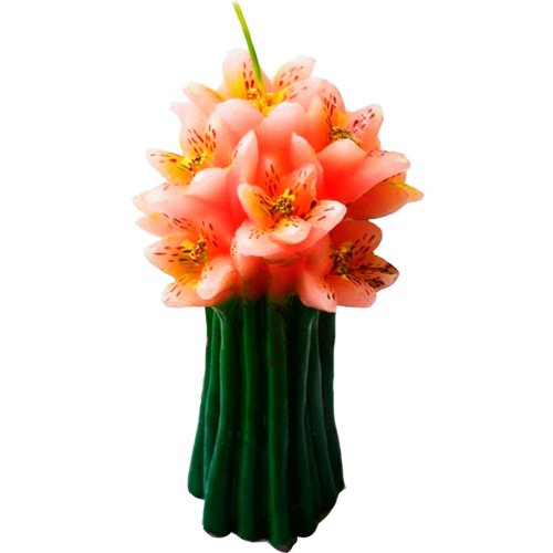 Candle lily 3D silicone mold