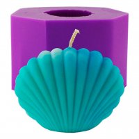 Candle pearl shell 3D silicone mold