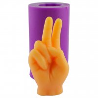 Candle hand 01 3D silicone mold