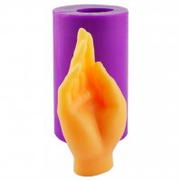 Свеча рука 02 3D элит-форма