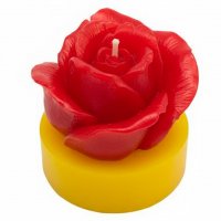 Свеча-роза мини 3D элит-форма