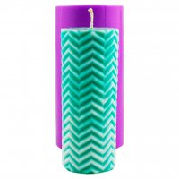 Свеча тубус узор 05 3D элит-форма