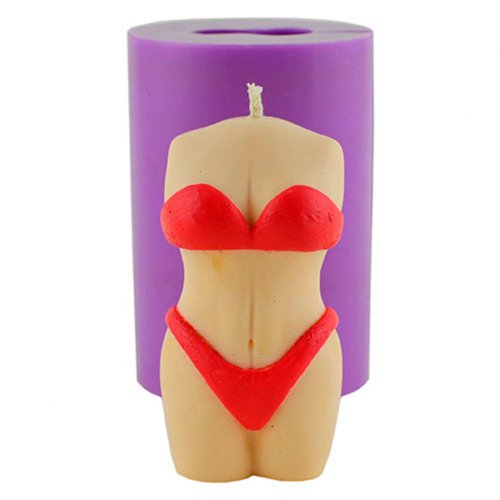 Свічка жінка образ 01 77 г 3D силіконова еліт-форма