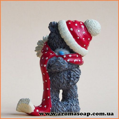 Teddy Mini with a scarf] 3D silicone mold