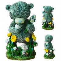 Тедді на квітковій галявині 3D еліт-форма