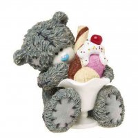 Тедди с мороженым 3D элит-форма