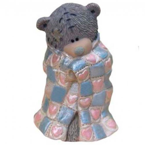 Teddy in a blanket 3D silicone mold