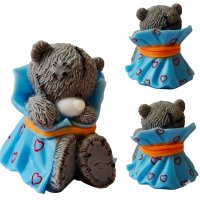 Тедді в накидці 3D еліт-форма