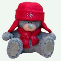 Teddy in a hat 3D silicone mold