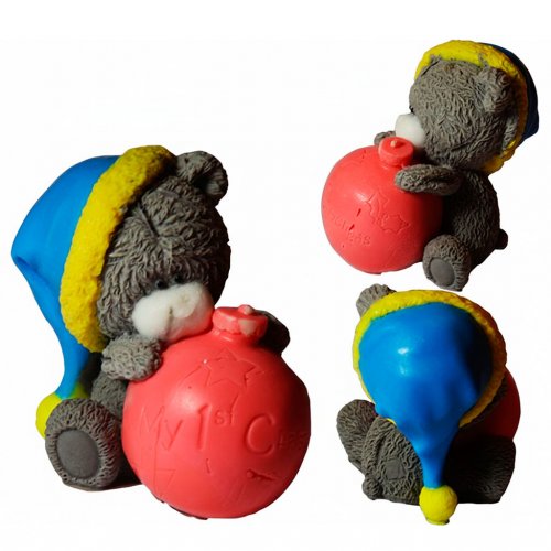 Тедді з ялинковою кулькою 3D еліт-форма