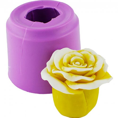 Rose Sapphire large 3D silicone mold