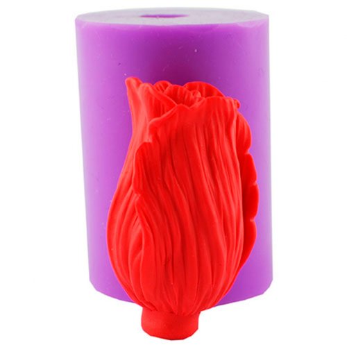 Rose Sphinx closed bud 3D silicone mold