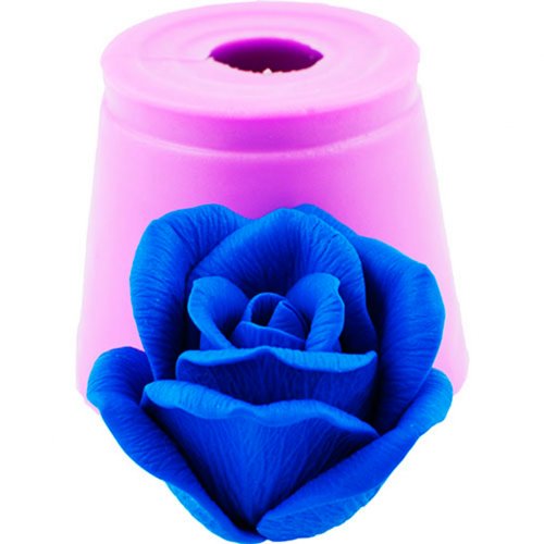 Rose Topaz bud 3D silicone mold