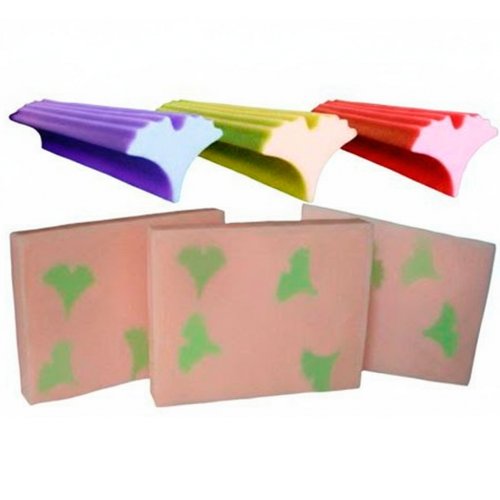 Leaf clover (for bar soaps) silicone mold