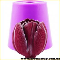 Тюльпан пышный в бутоне 3D элит-форма