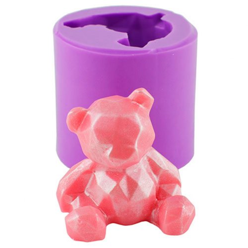 Bear ruby 3D silicone mold