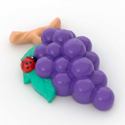 Grapes on a branch silicone mold
