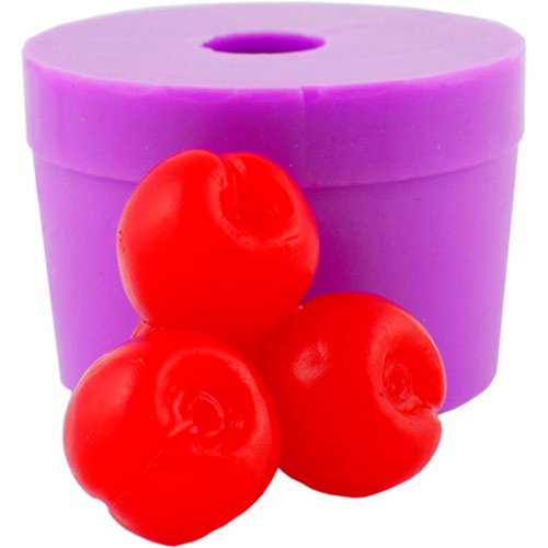 Cherry bunch of 3 pcs 3d silicone mold