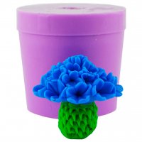 cornflower large 3D silicone mold