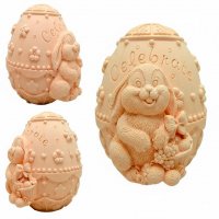 Яйцо с зайцем 3D элит-форма