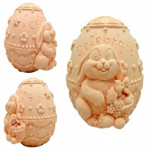 Яйце з зайцем 3D еліт-форма