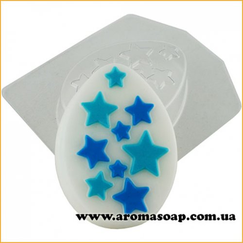 Яйце плоске в зірках 95 г форма пластикова