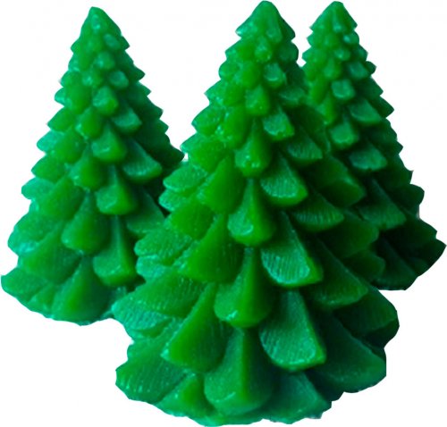 Christmas tree lush 3D silicone mold