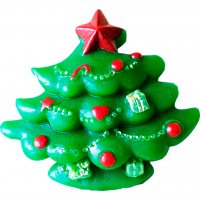 Christmas tree motley silicone mold