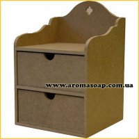 Blank Chest of drawers 02 with 2 MDF drawers